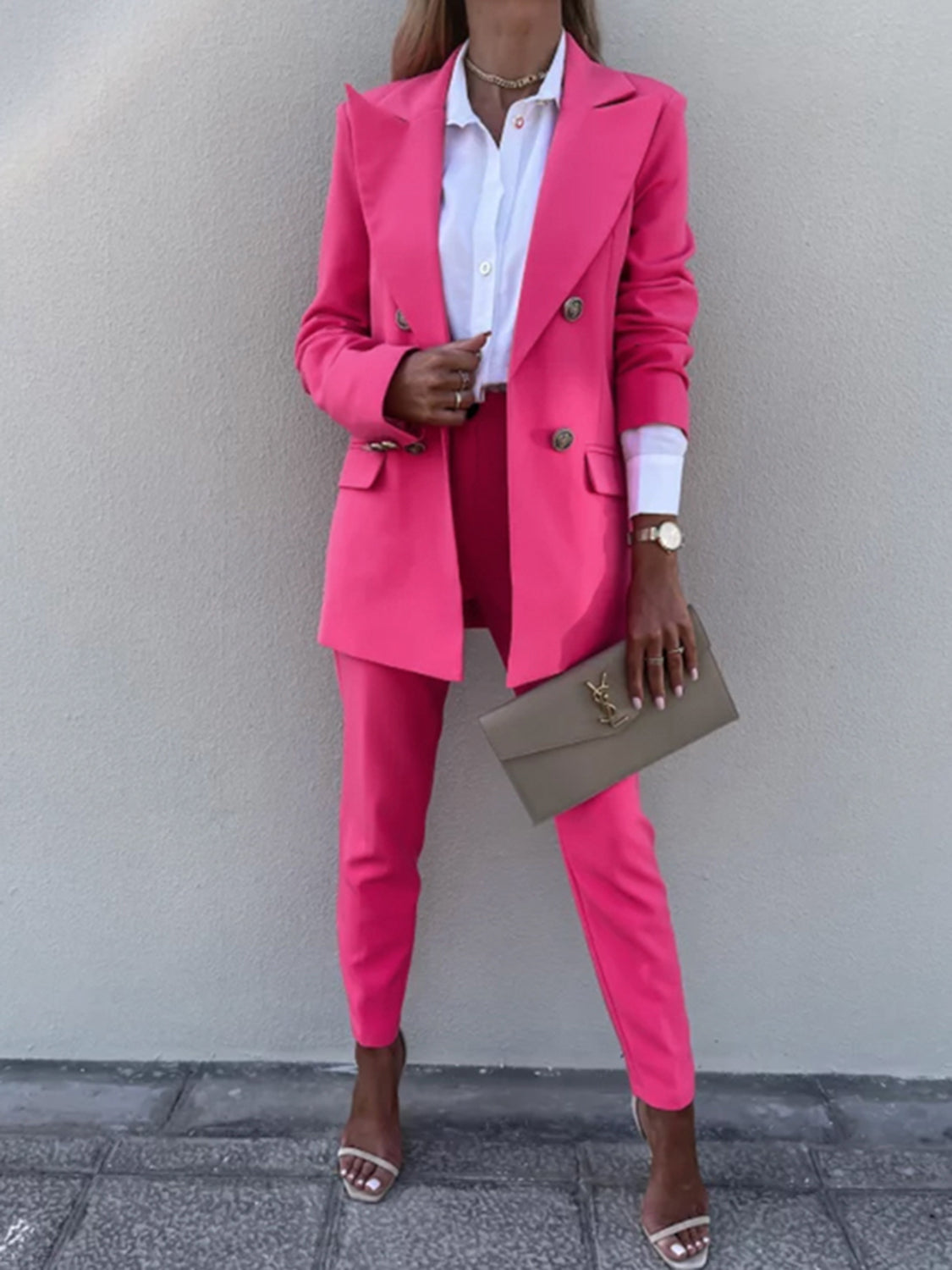 Boss Up Long Sleeve Blazer and Pantsuit