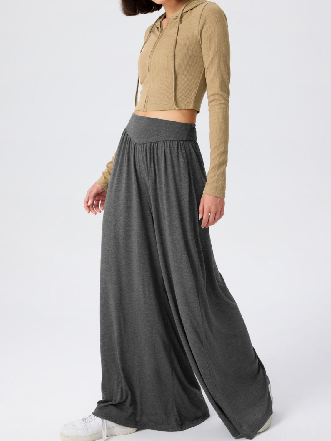 Wide Leg Parachute Pants