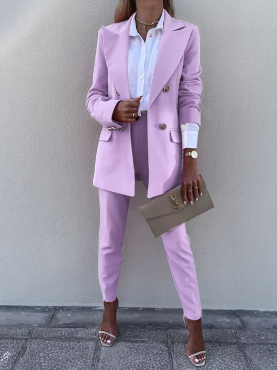 Boss Up Long Sleeve Blazer and Pantsuit