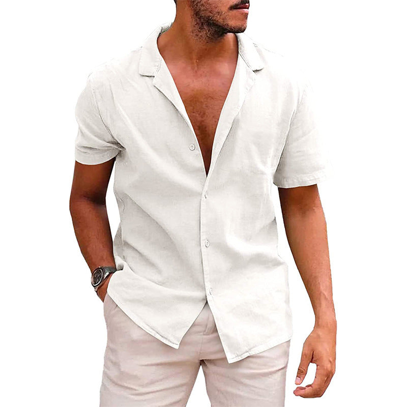 Casual Button Down Short Sleeve Shirt