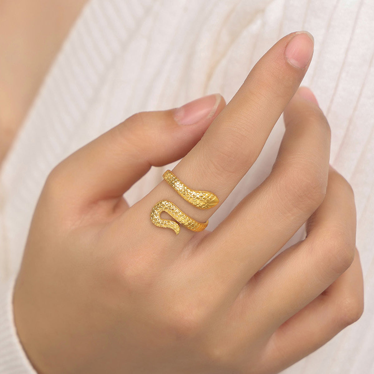 Nagini Gold Serpent Ring