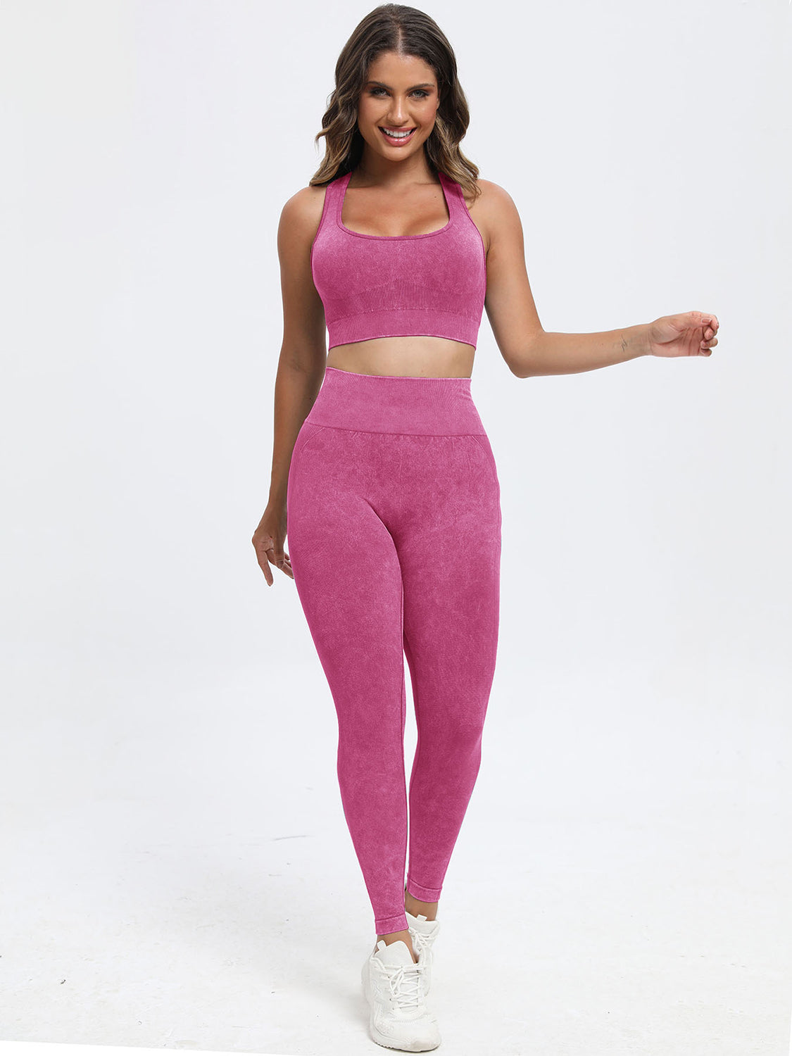 Scoop Neck Top and Pants Active Set