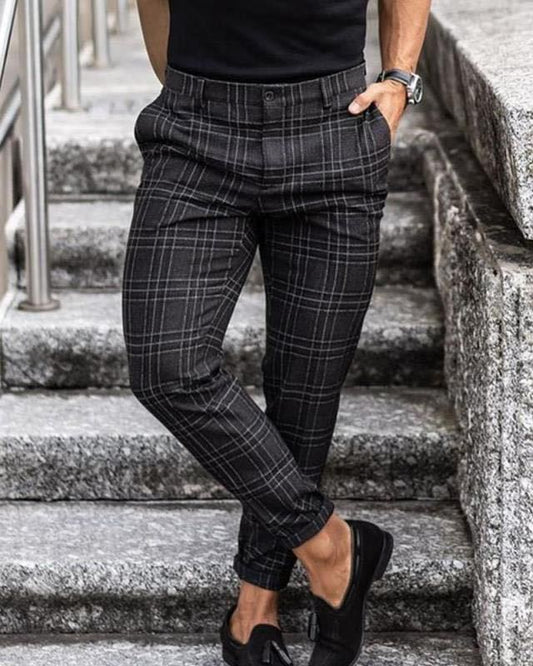 Casual Trousers Cross-Border Patterned