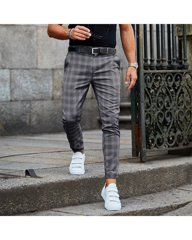 Casual Trousers Cross-Border Patterned