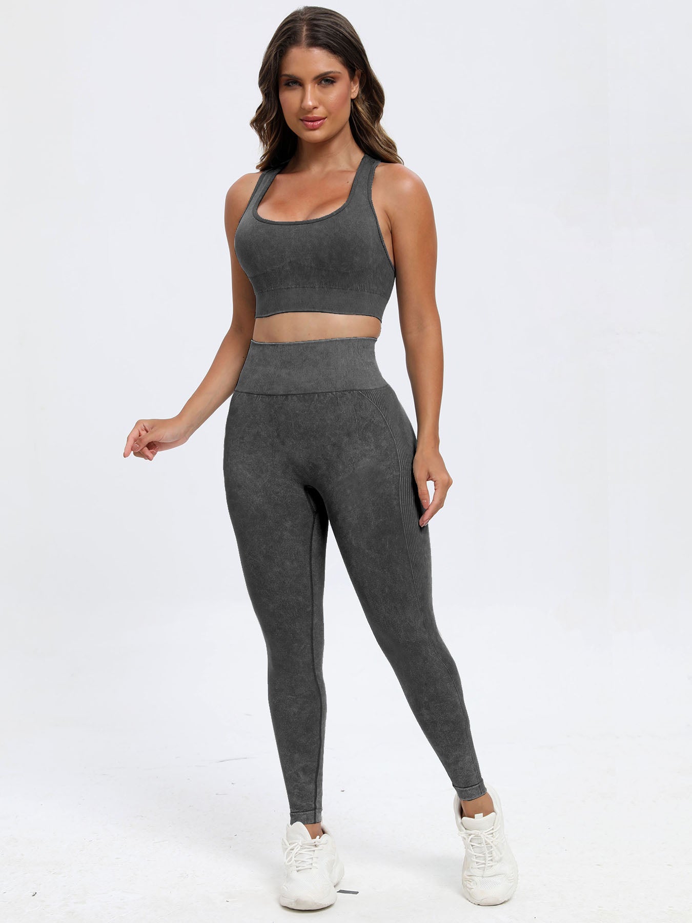 Scoop Neck Top and Pants Active Set