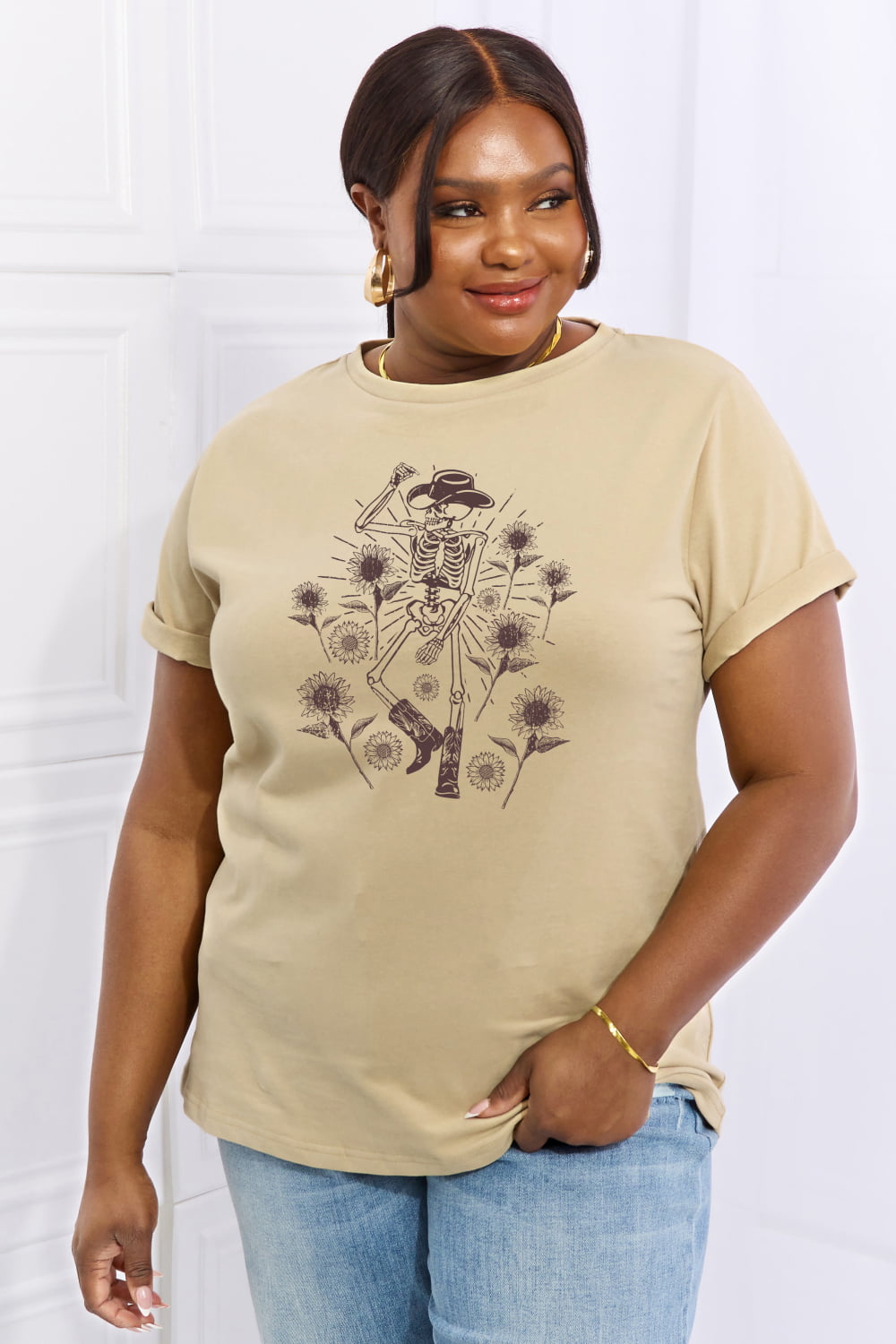 Cowboy Till Death Graphic Cotton Tee