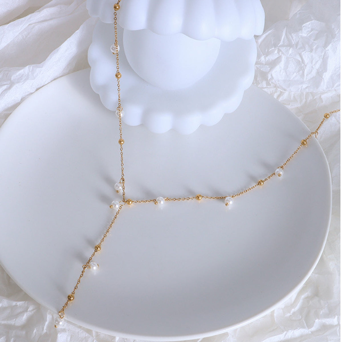 Divine and Elegant Pearl Drop Necklace