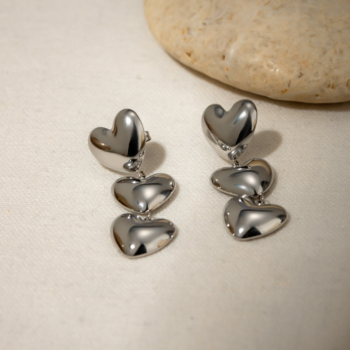 In Love Heart Earrings