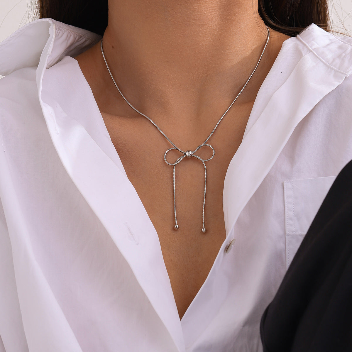 Feel Complete Silver Necklace