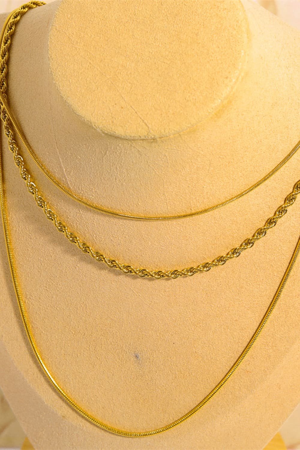 Triple the Love Layered Necklace