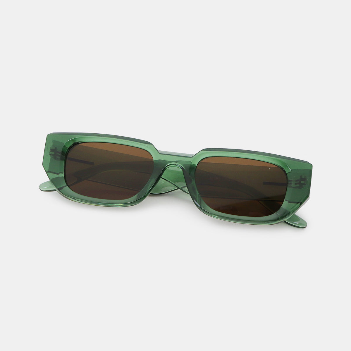 Simple Everyday Framed Rectangle Sunglasses