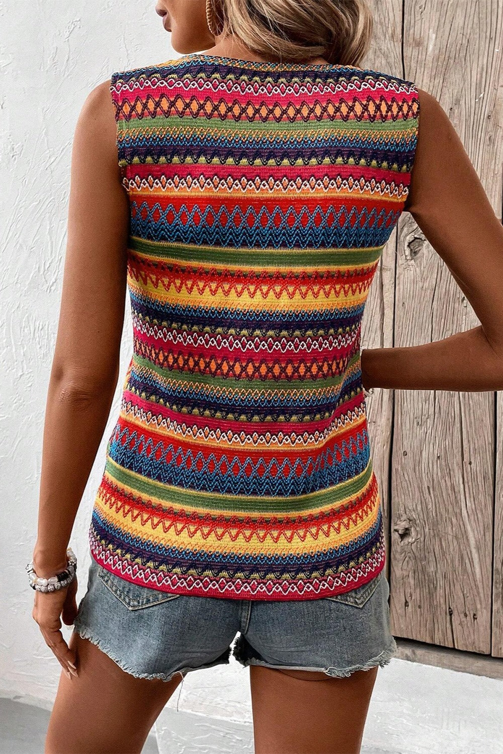 BOHO Stiching Top