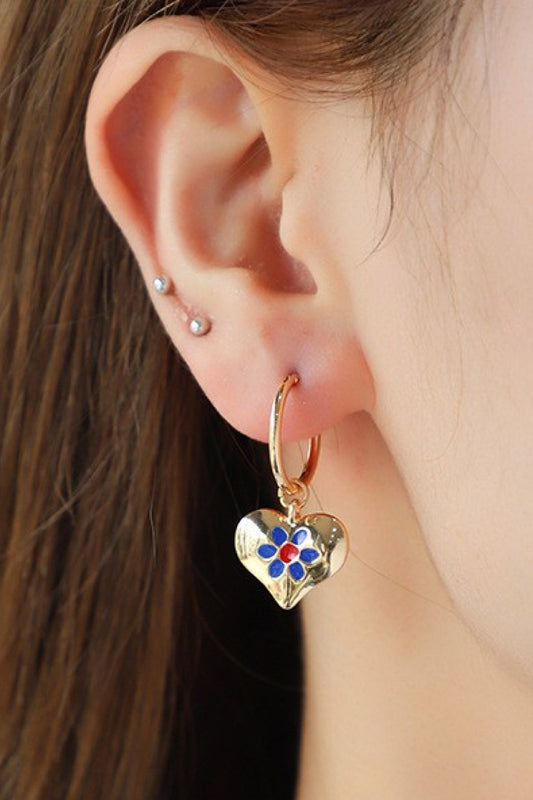 Flower Love Drop Earrings