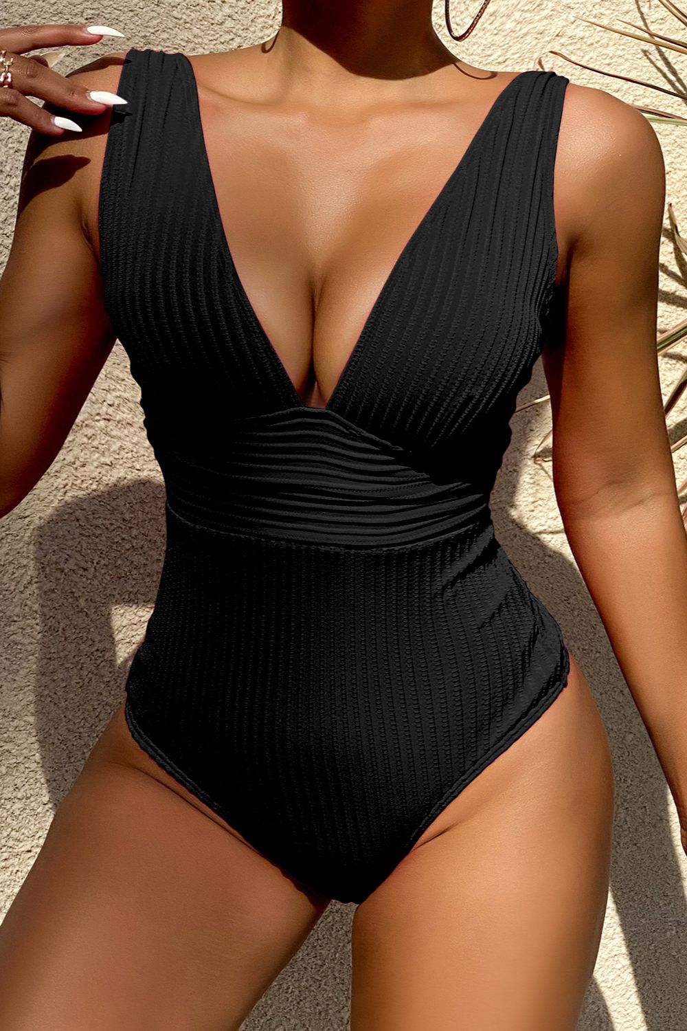 Deep V One-Piece