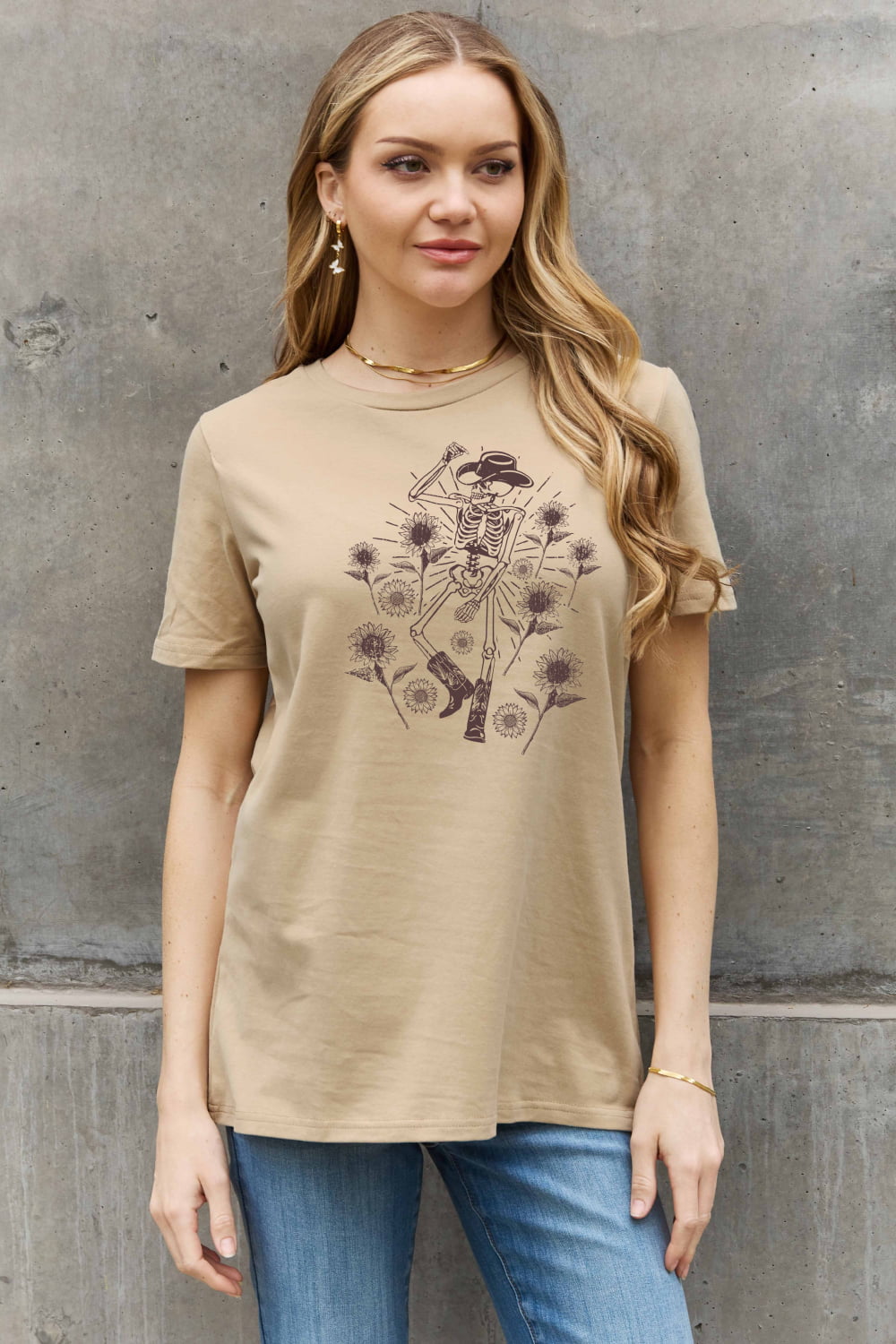 Cowboy Till Death Graphic Cotton Tee