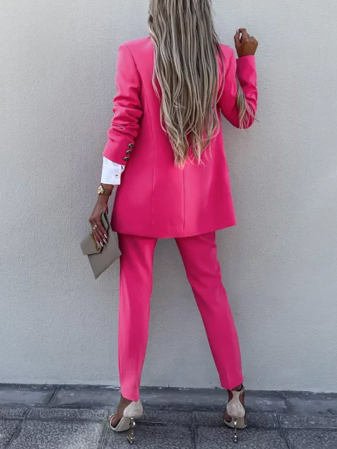 Boss Up Long Sleeve Blazer and Pantsuit