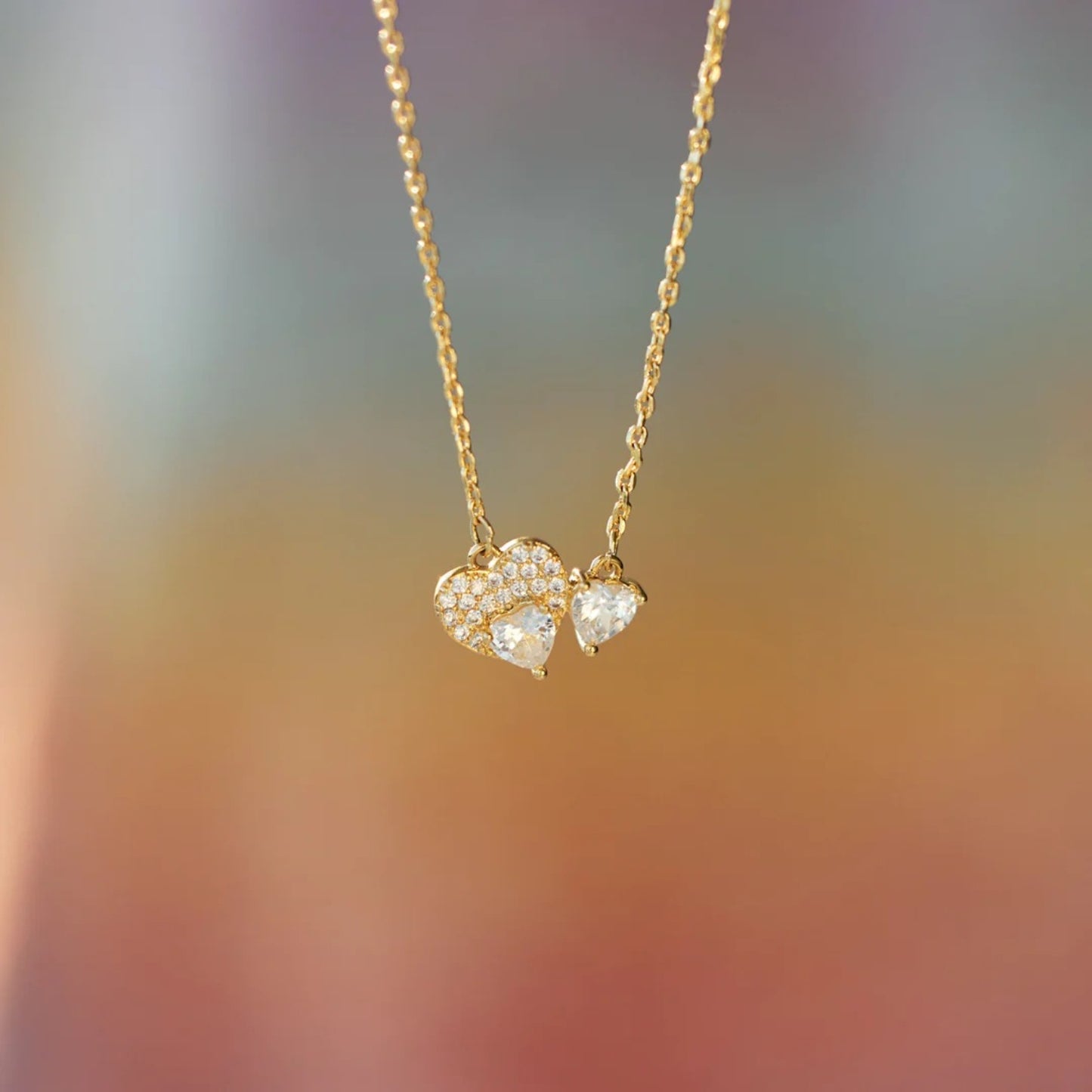 Double the Love Necklace