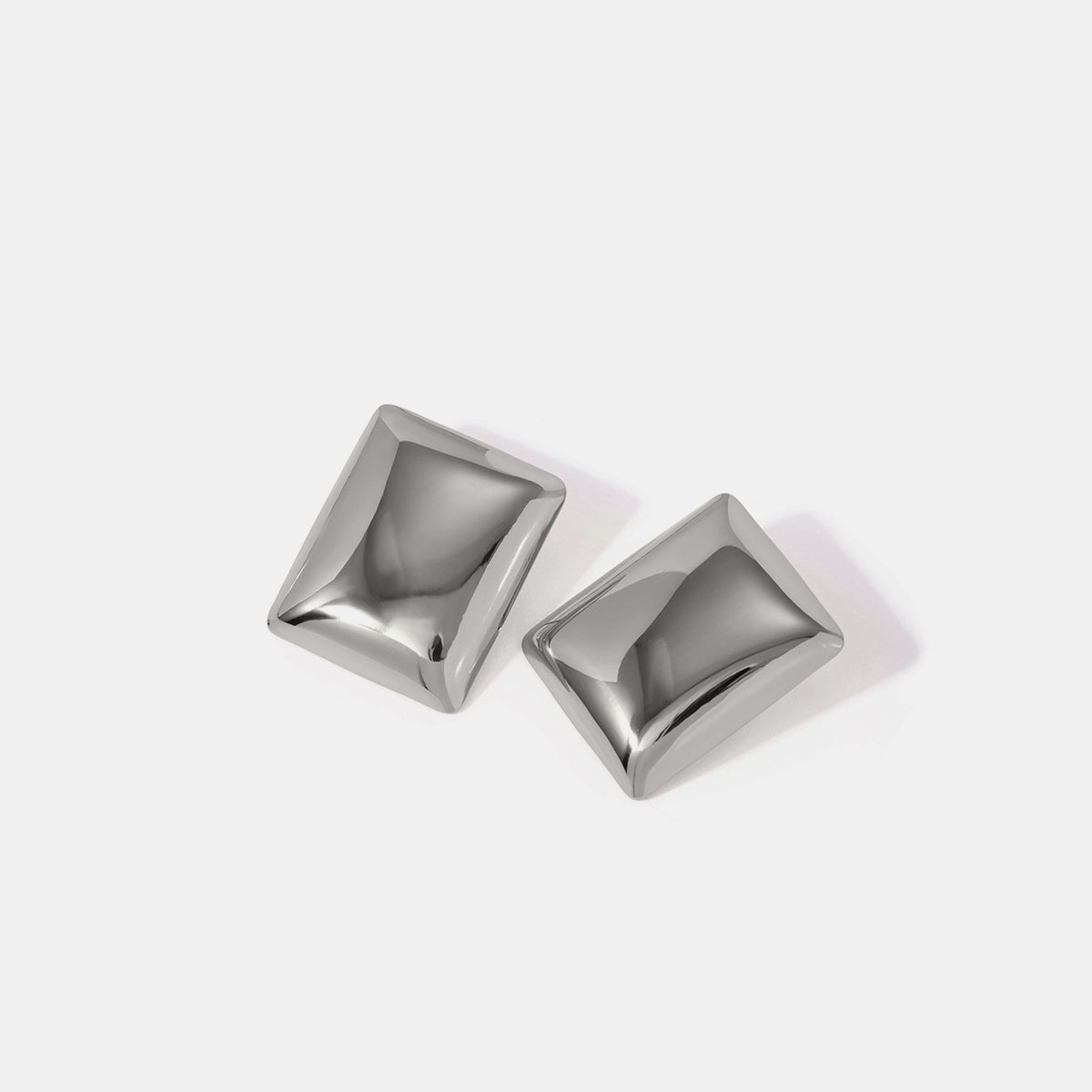 Clean Cut Stud Earrings