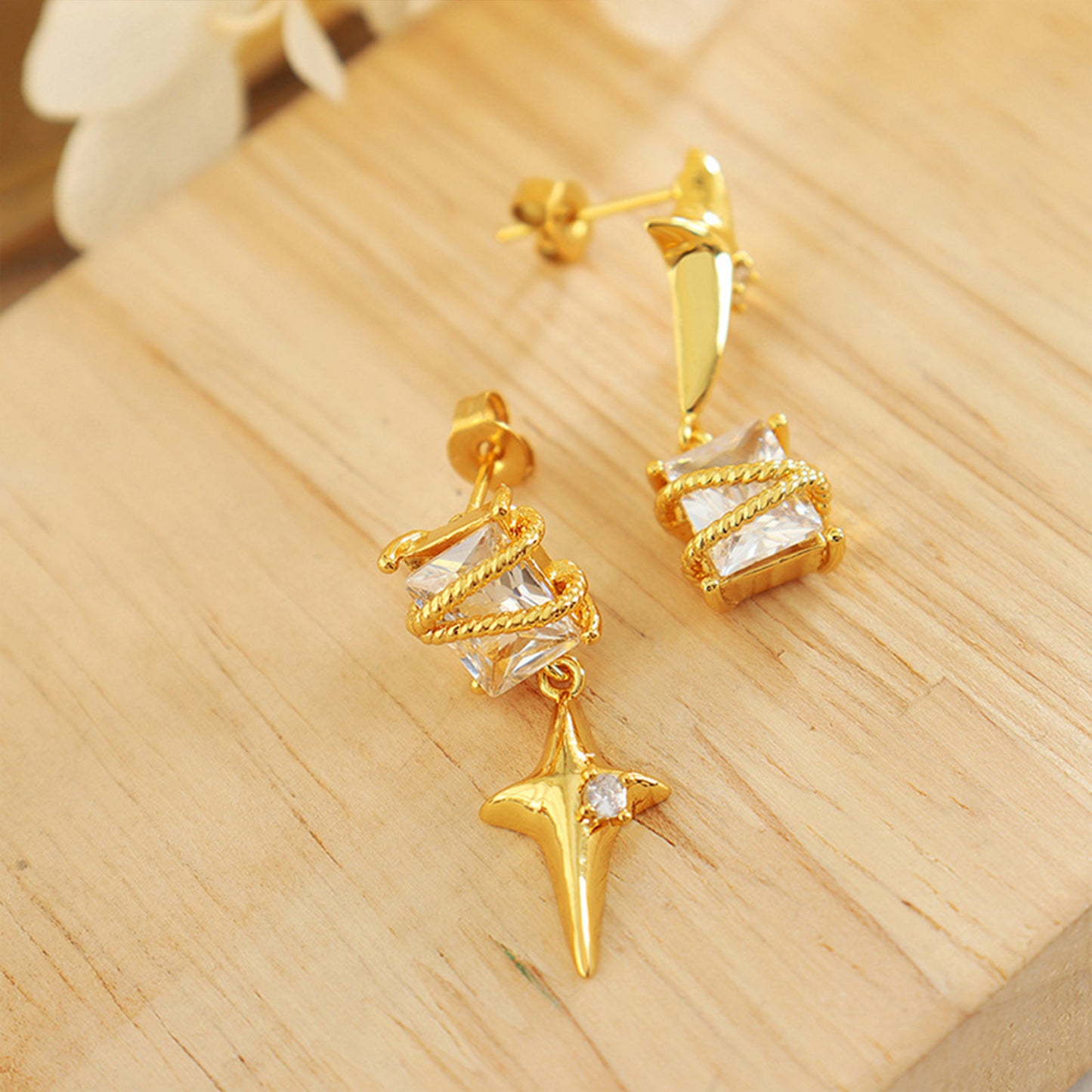 Fallen Star Drop Earings