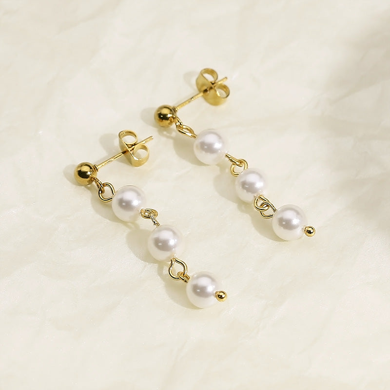 Bubble Up Pearl Earrings