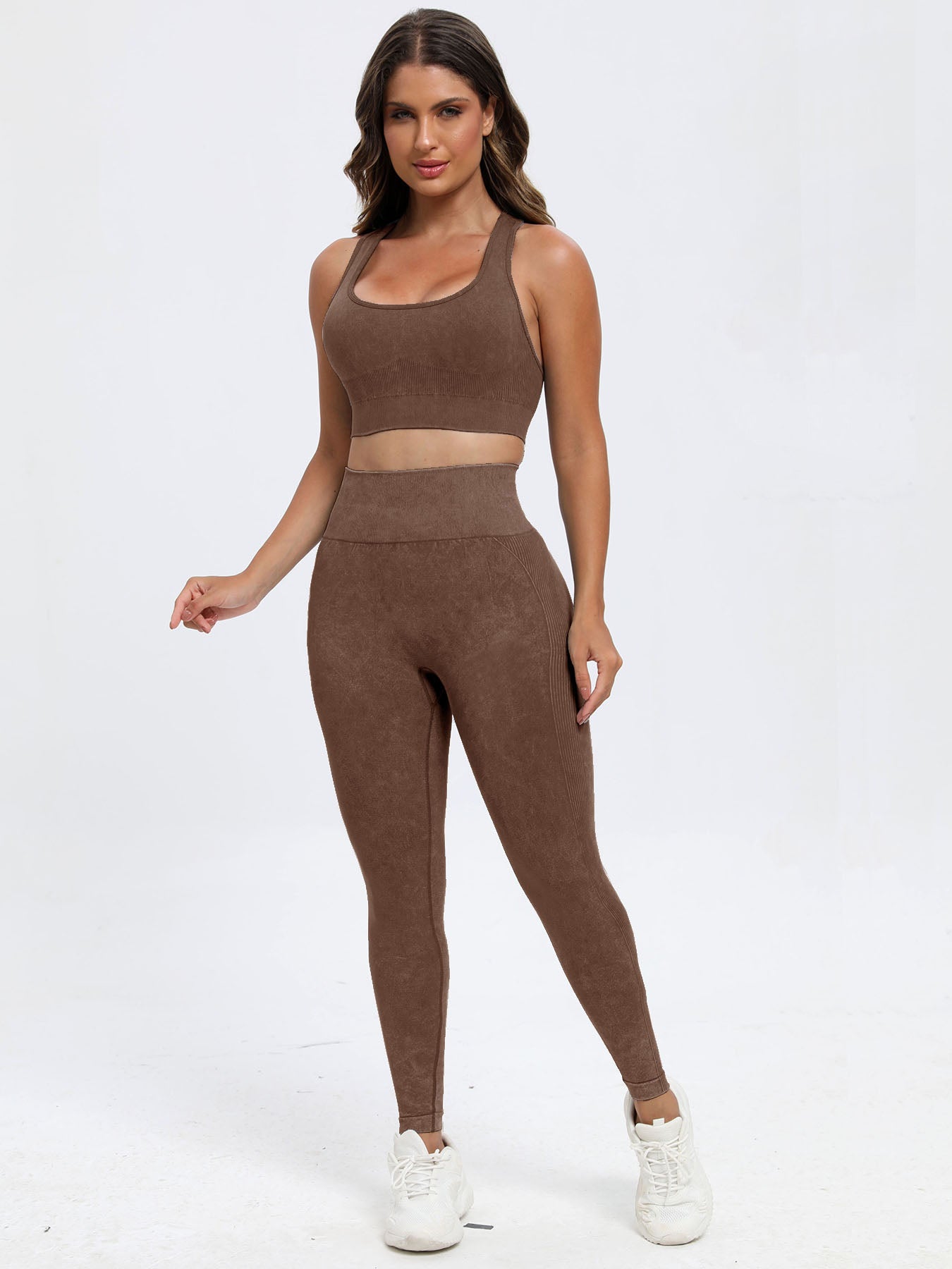 Scoop Neck Top and Pants Active Set