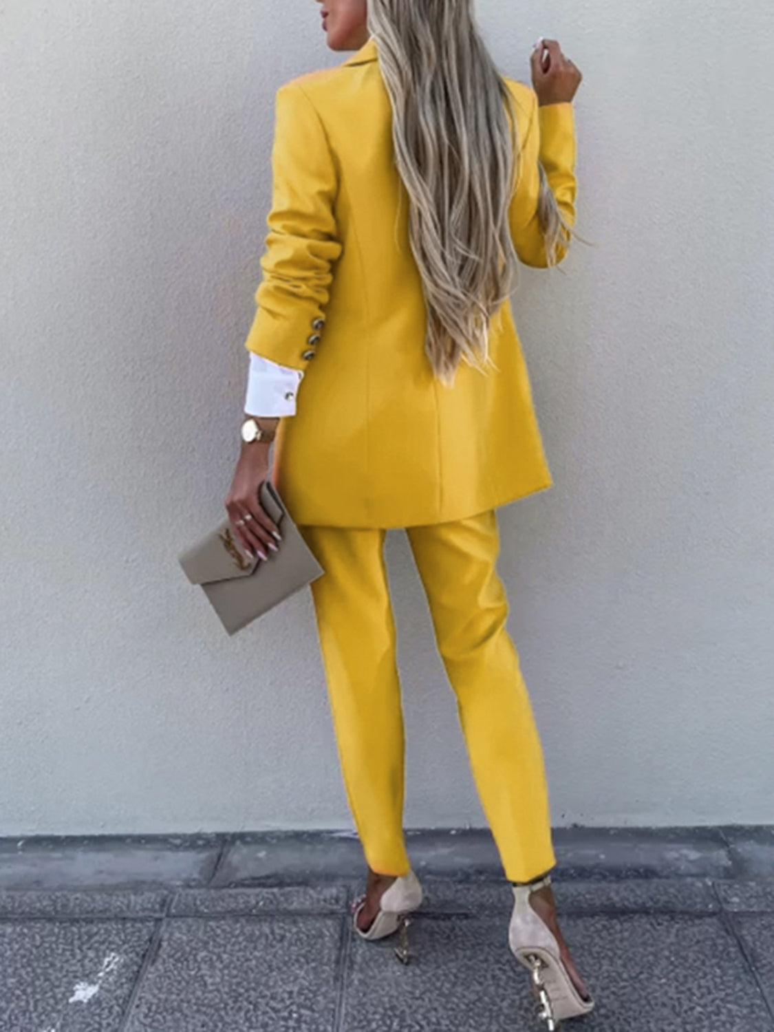 Boss Up Long Sleeve Blazer and Pantsuit