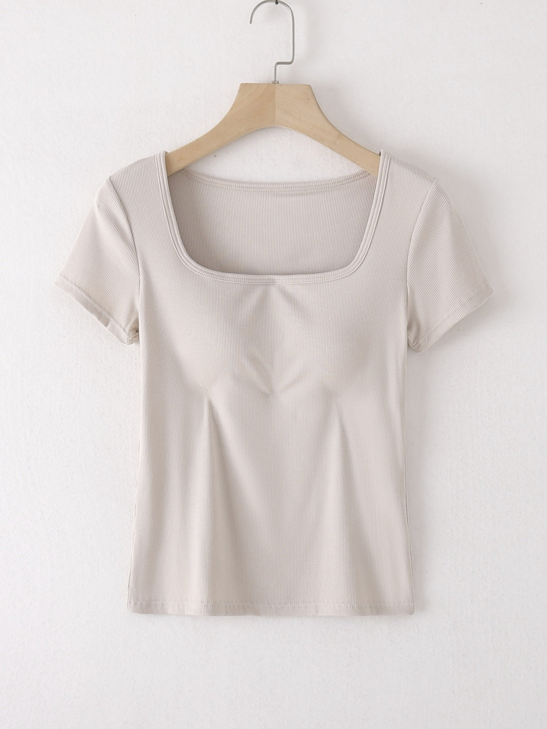 Padded Square Neck Short Sleeve