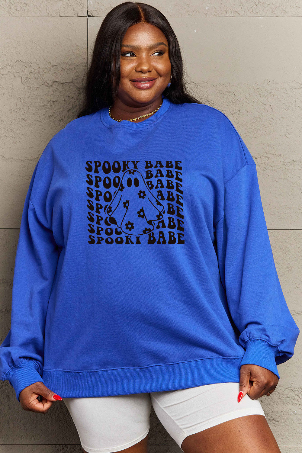 SPOOKY BABE Graphic Sweatshirt