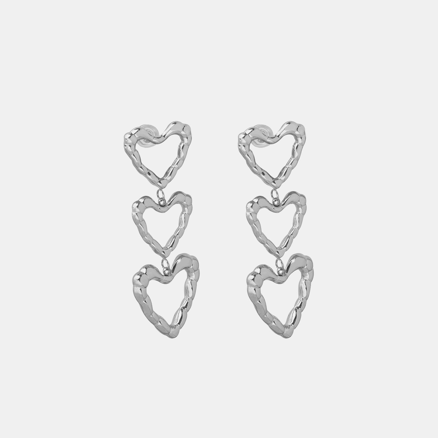 Hearts In a Row Earrings