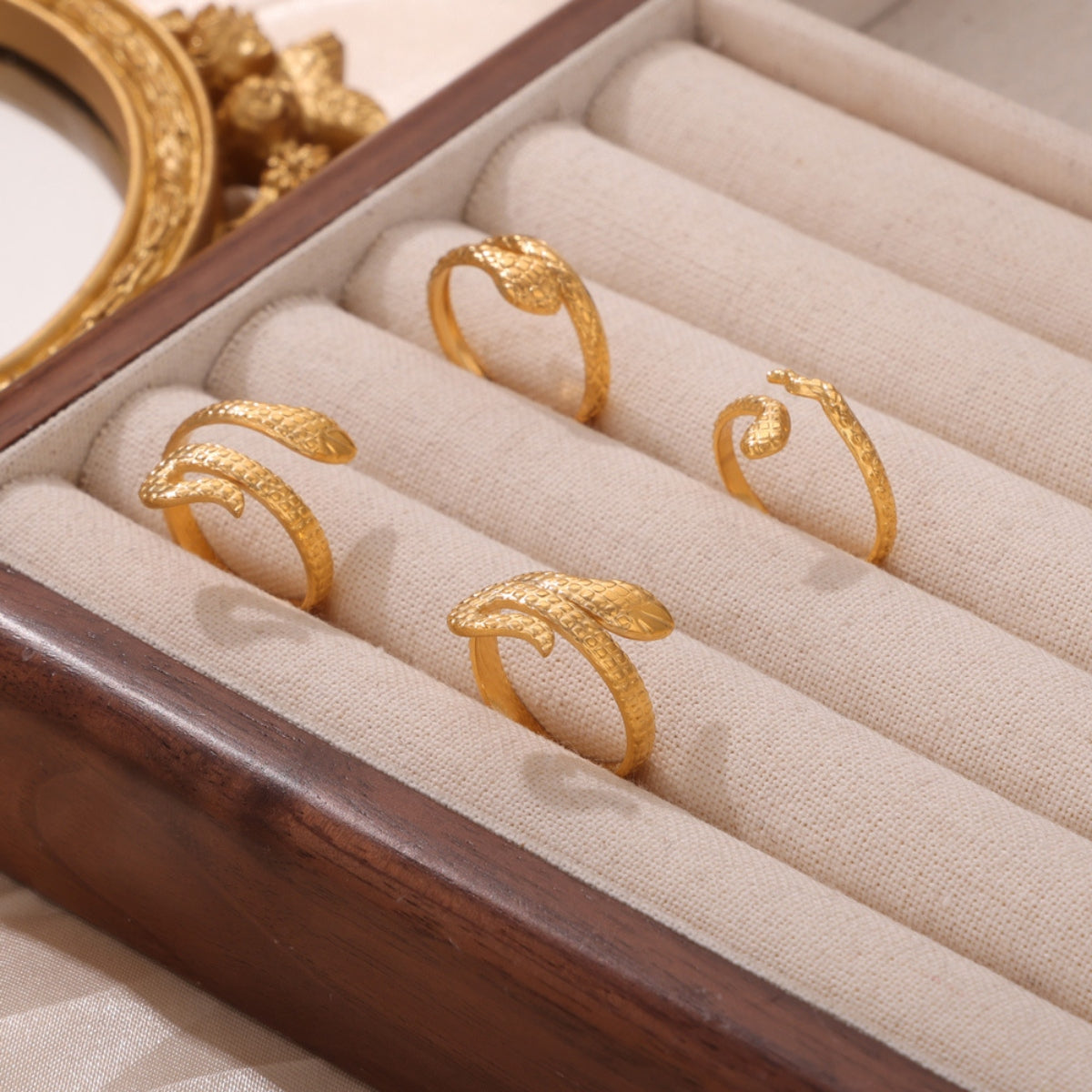 Nagini Gold Serpent Ring