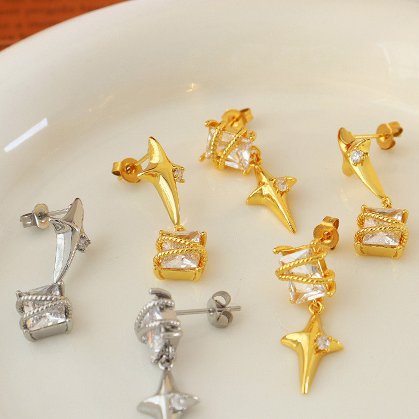 Fallen Star Drop Earings