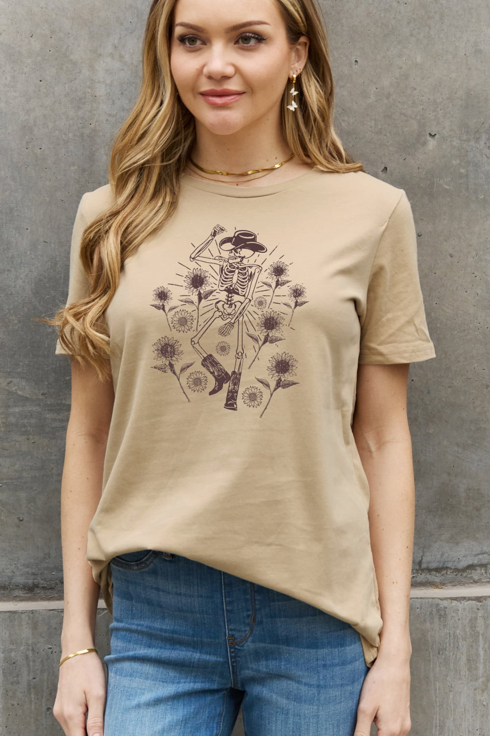 Cowboy Till Death Graphic Cotton Tee