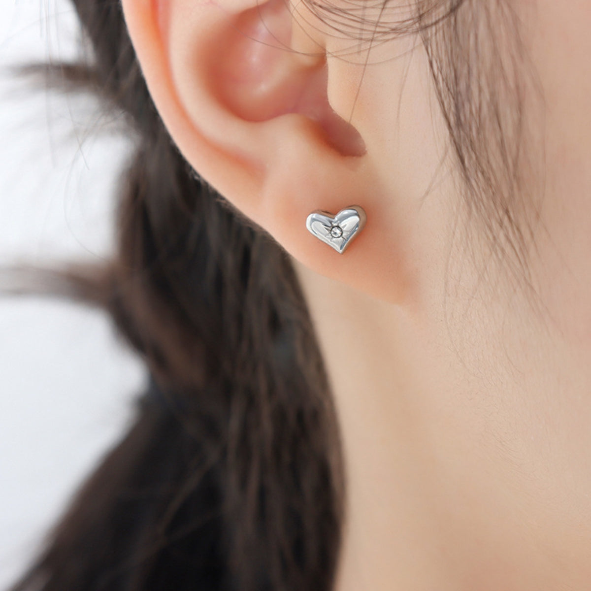 Full Heartedly Stud Earrings