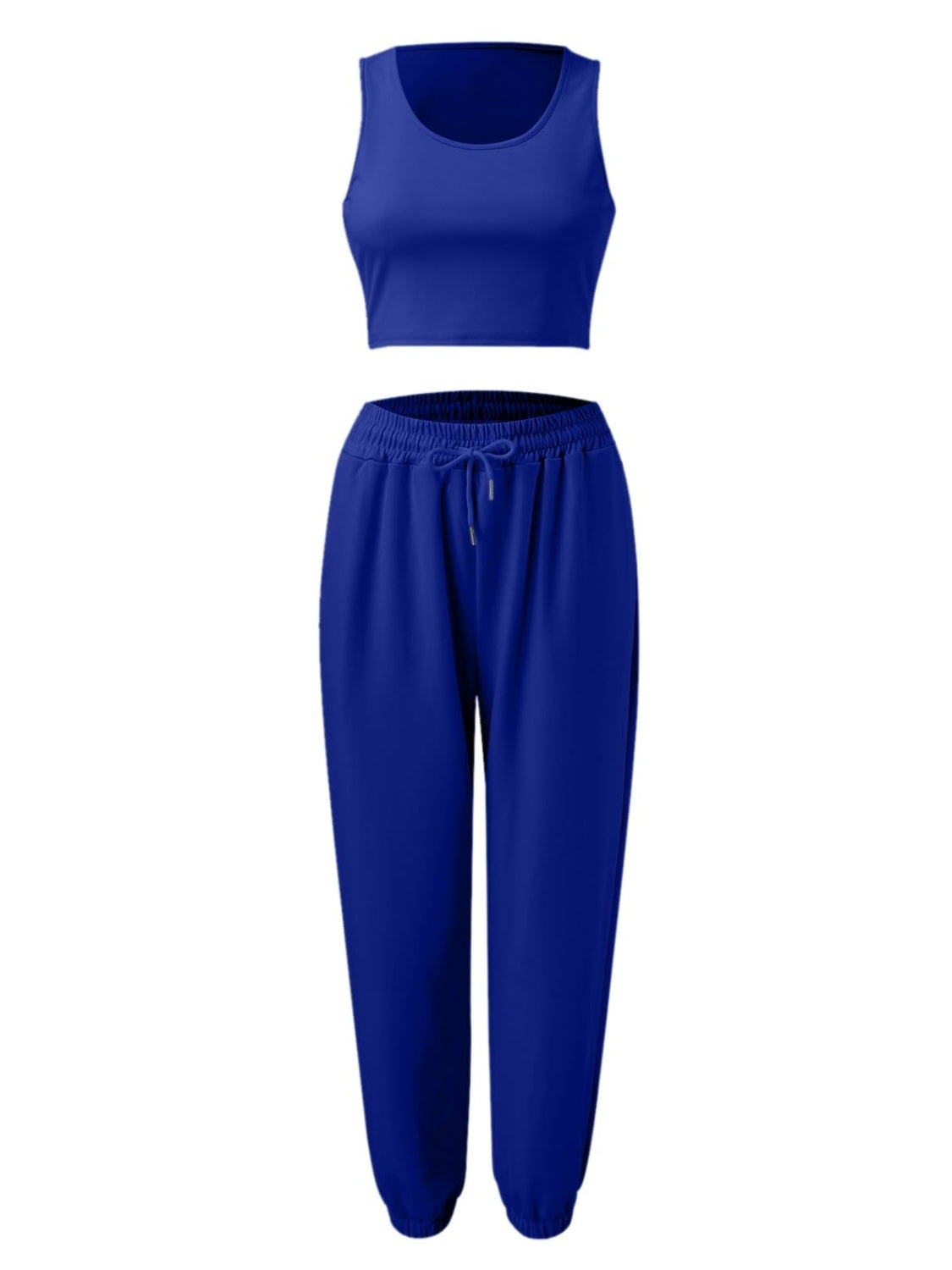 Activewear Top and Drawstring Joggers Set