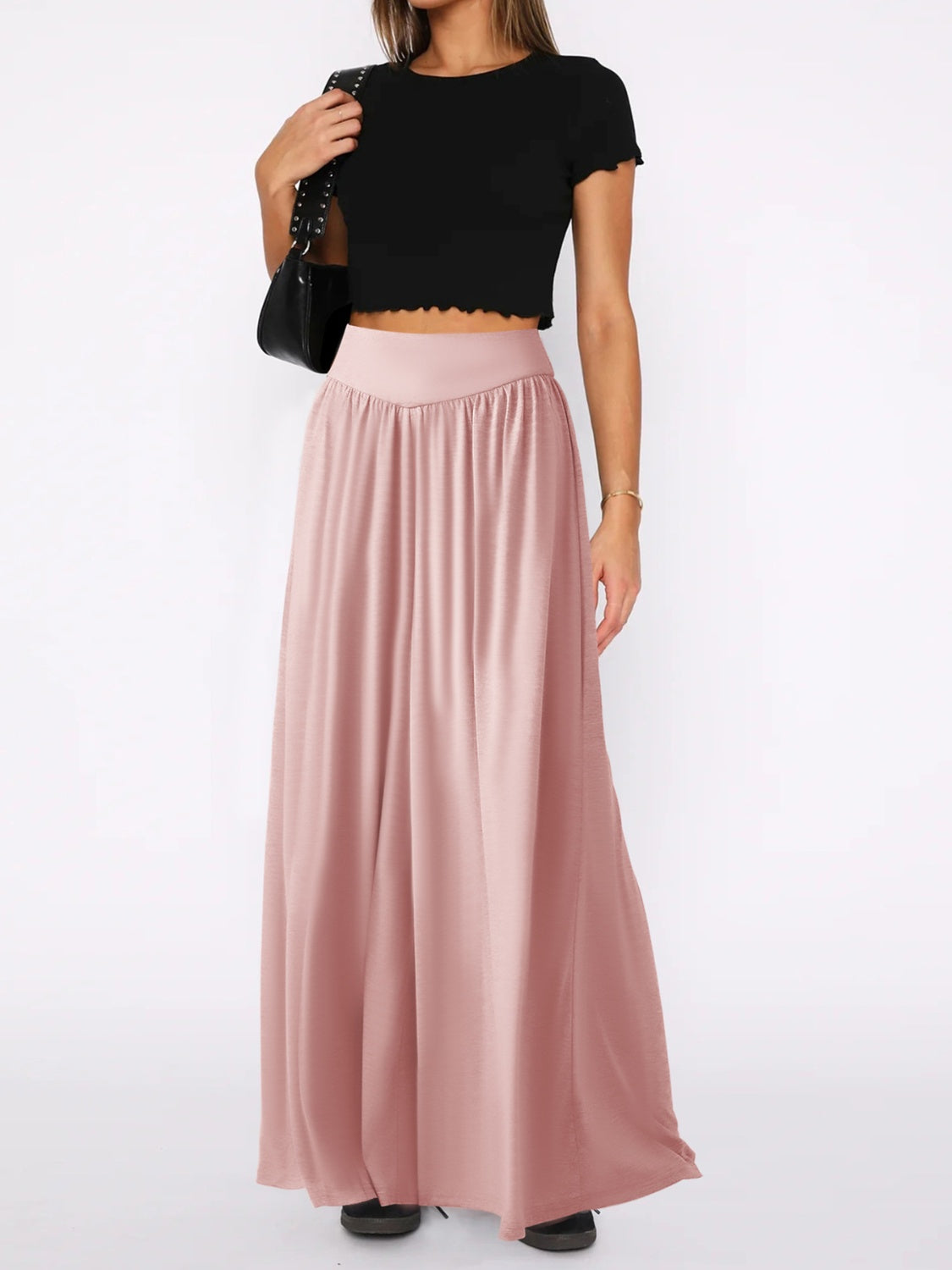 Wide Leg Parachute Pants