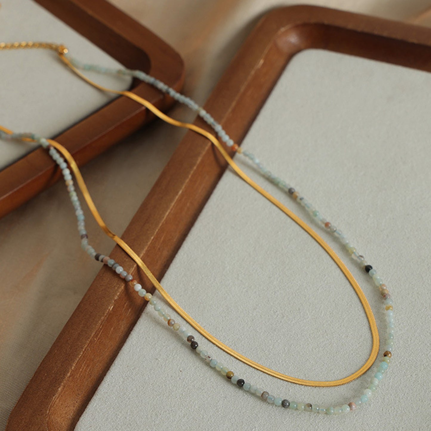 Graceful Double-Layered Necklace