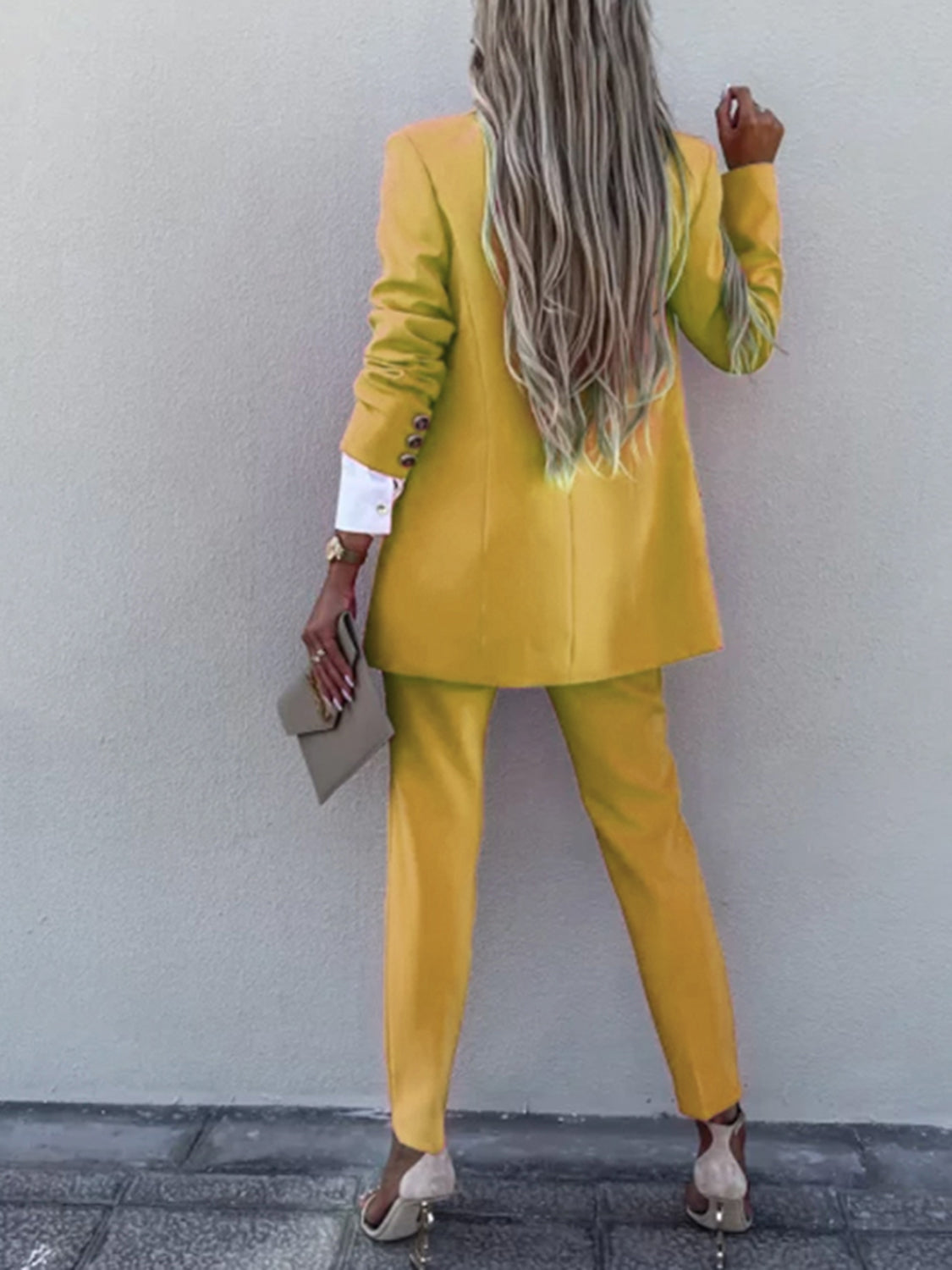 Boss Up Long Sleeve Blazer and Pantsuit