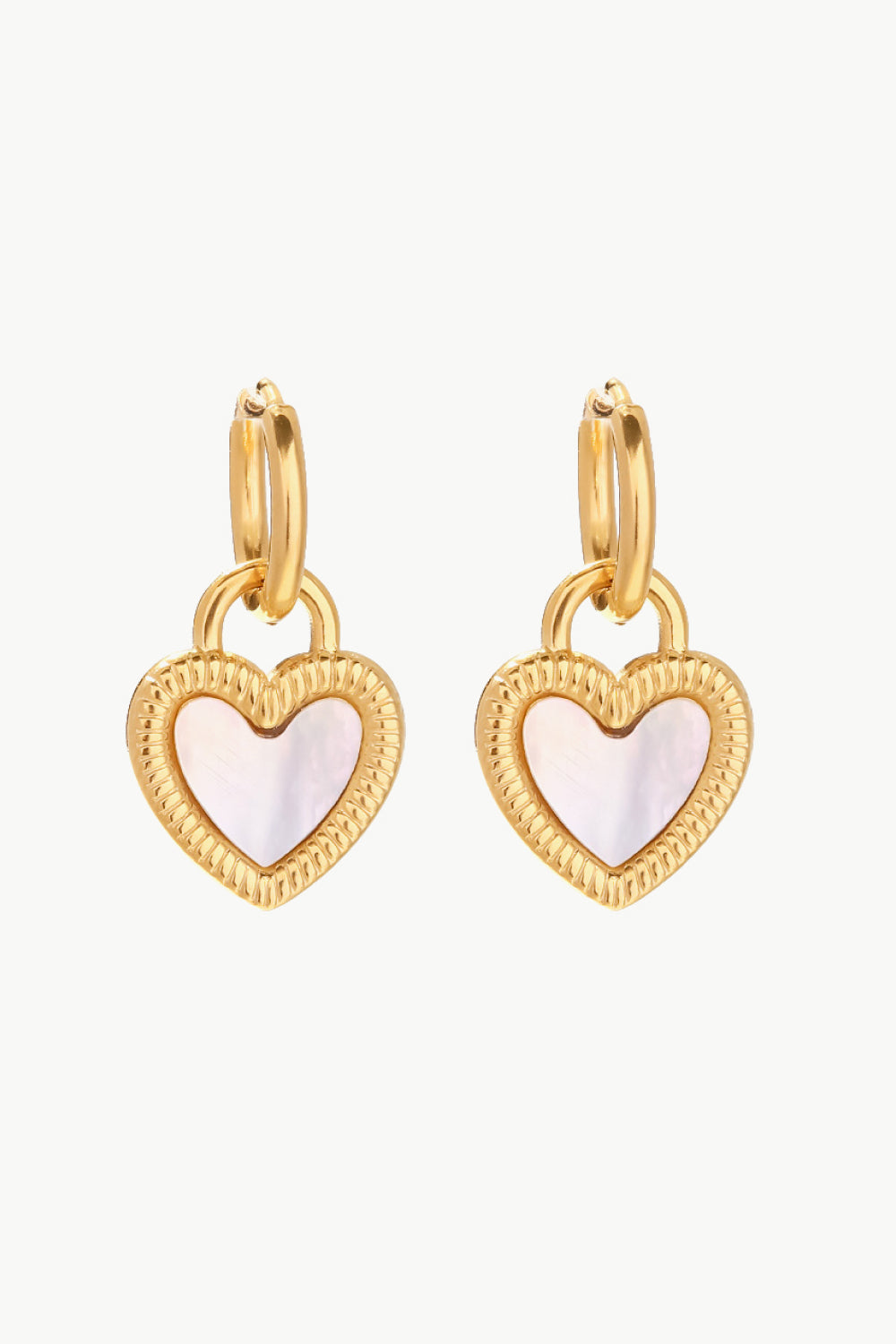 Beach Lover Heart Drop Earrings