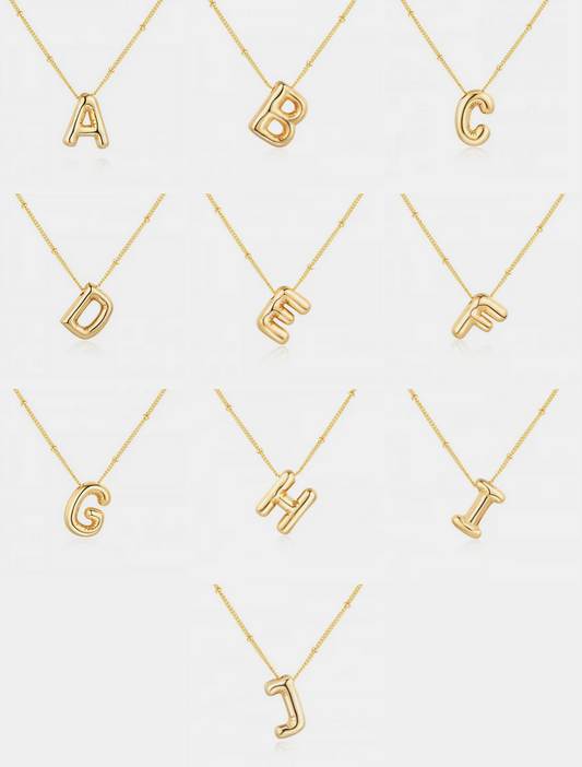 That's My Name Initial Necklace A-J