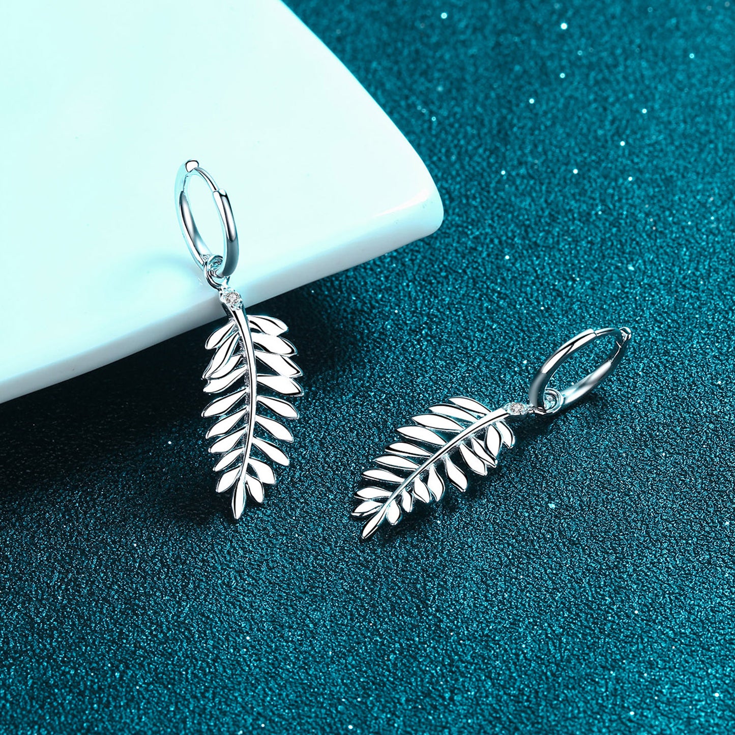 Palm Frond Earrings