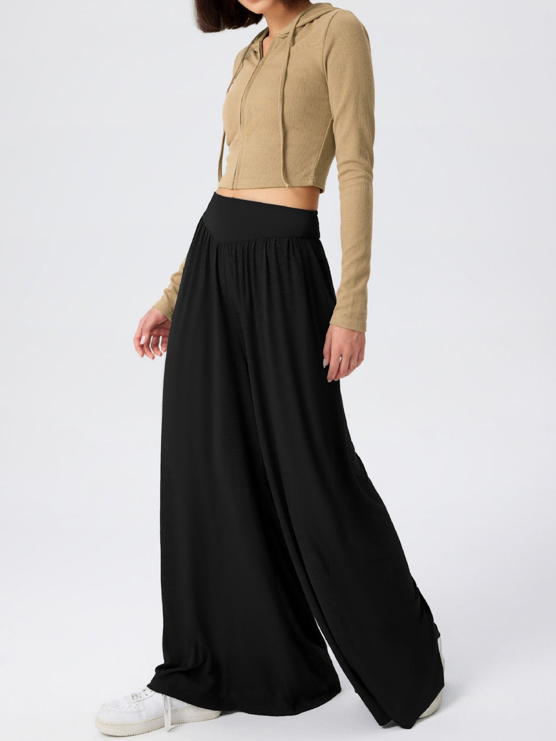 Wide Leg Parachute Pants