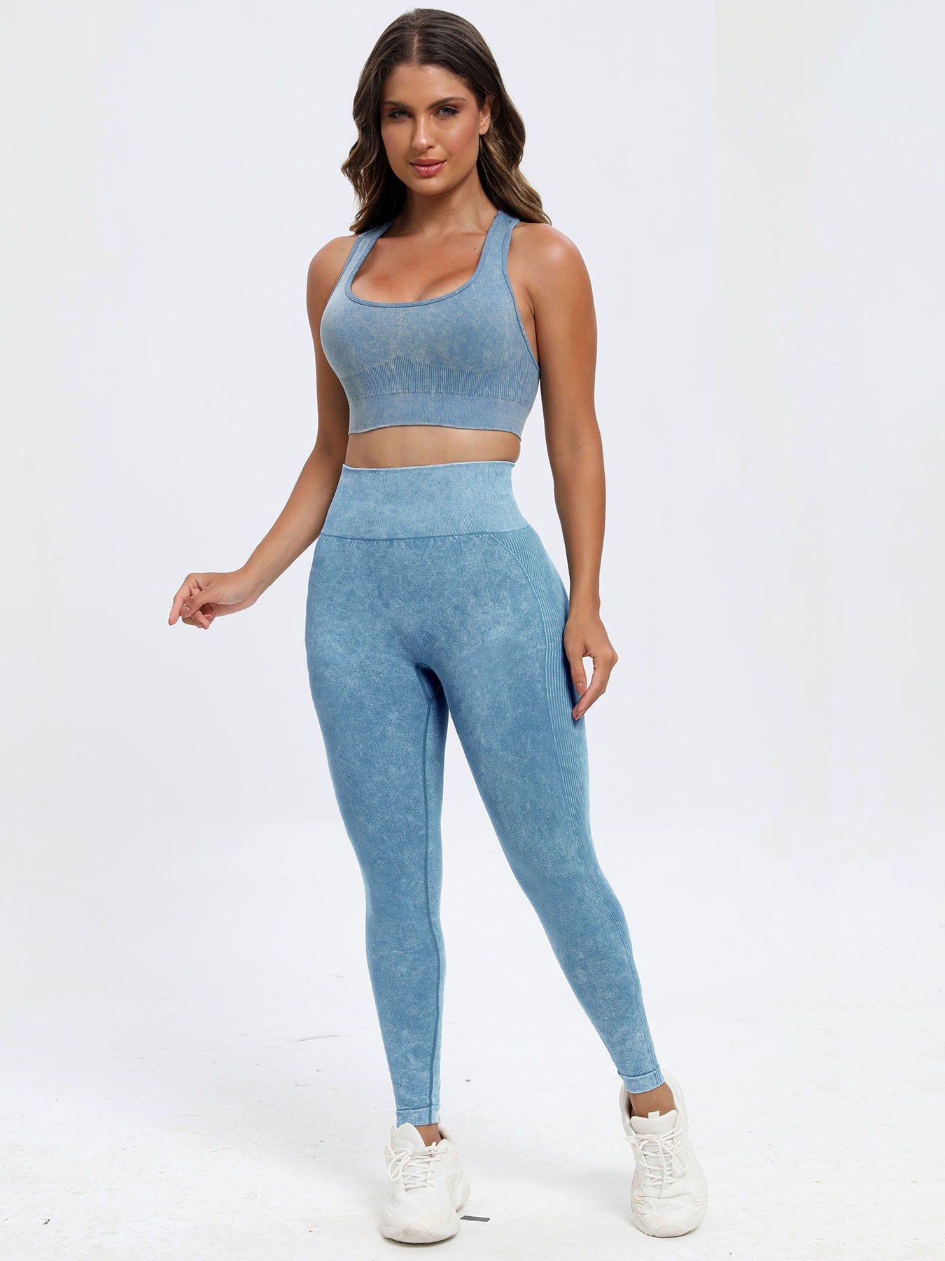 Scoop Neck Top and Pants Active Set