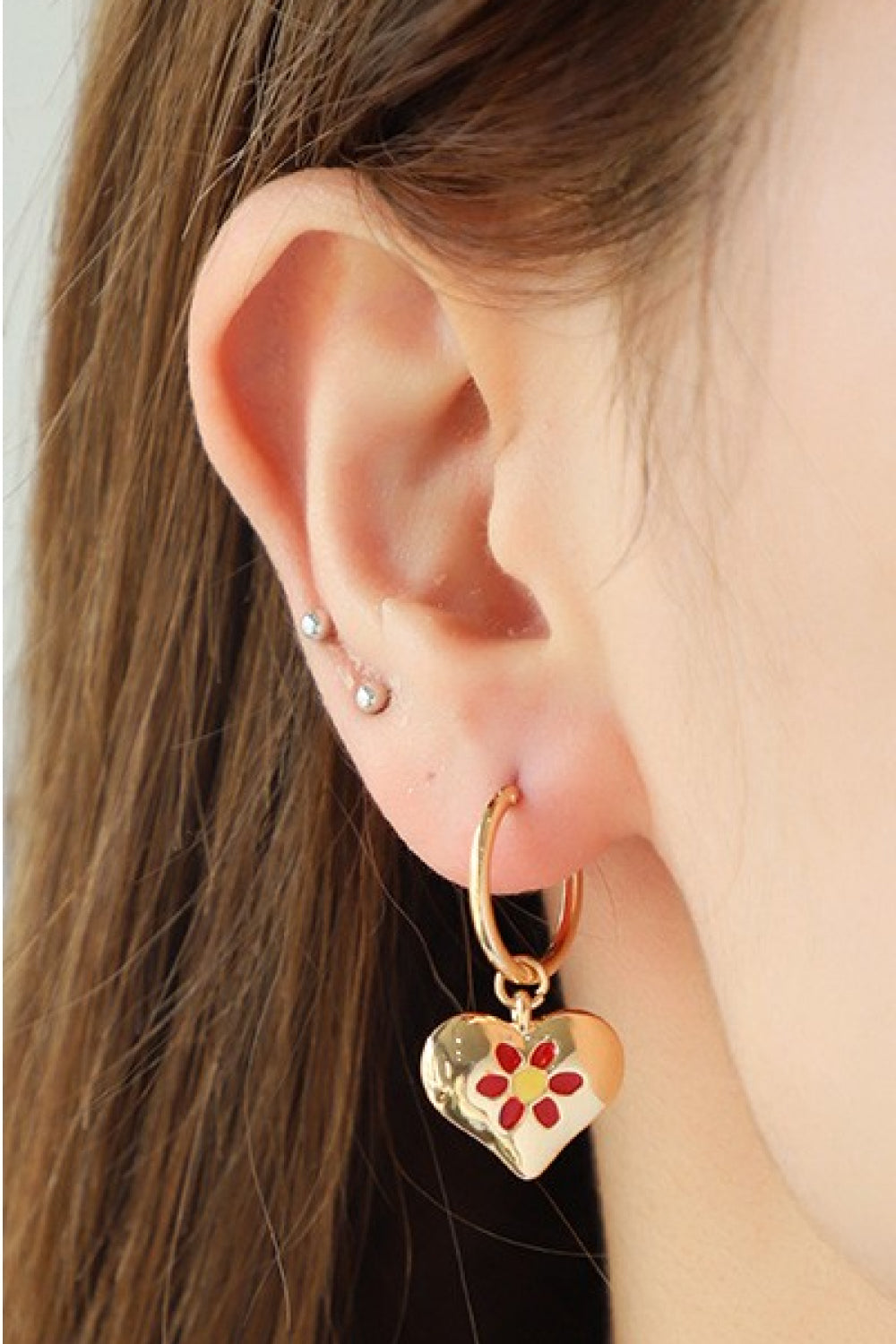 Flower Love Drop Earrings