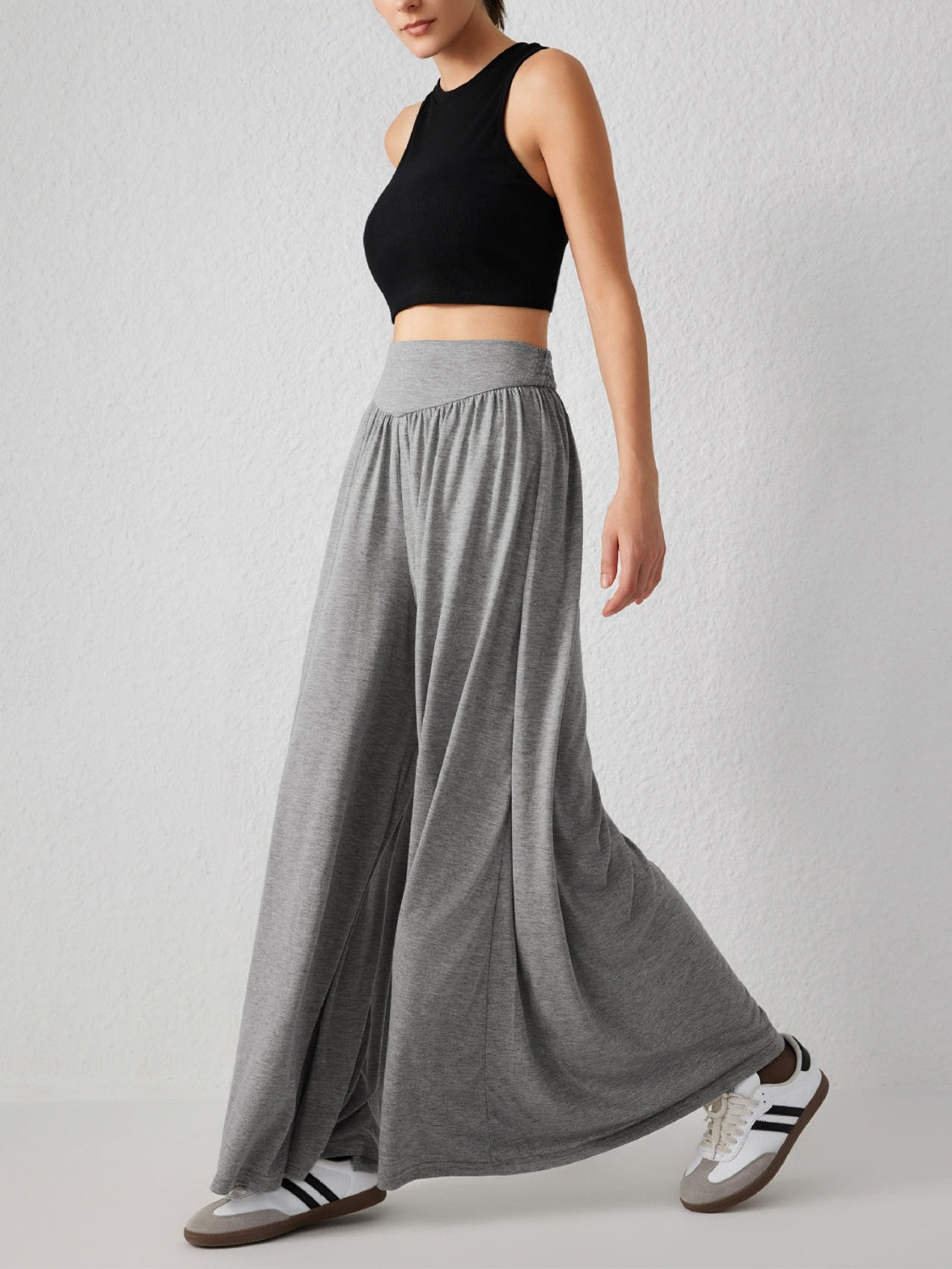 Wide Leg Parachute Pants