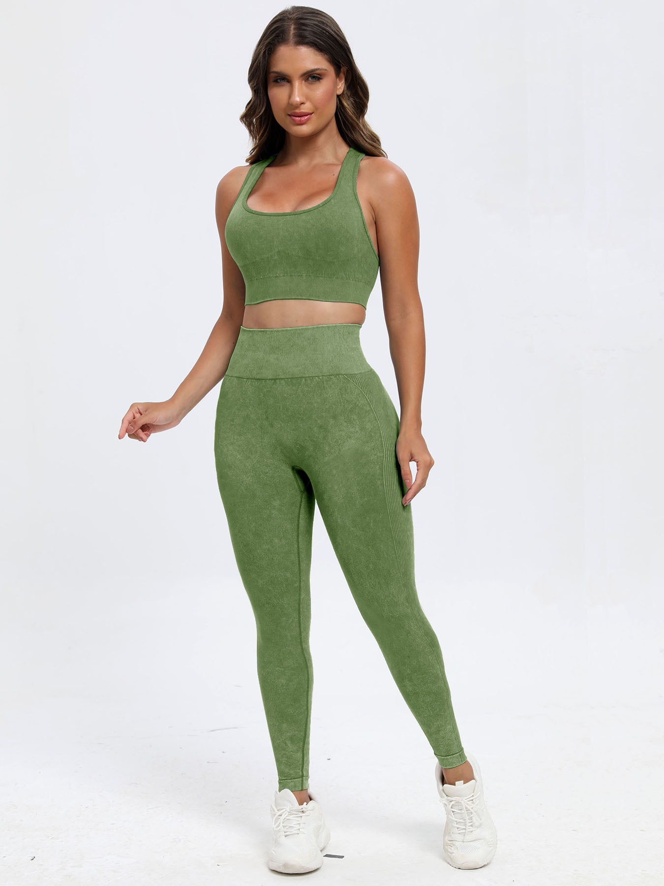 Scoop Neck Top and Pants Active Set