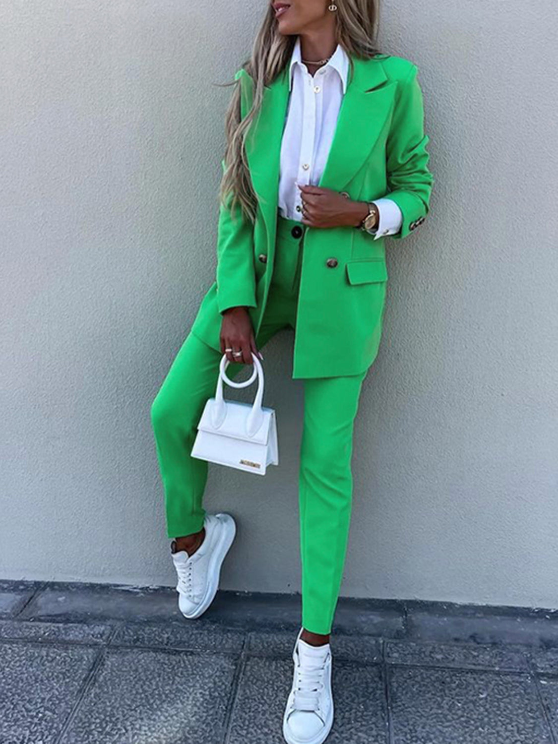 Boss Up Long Sleeve Blazer and Pantsuit