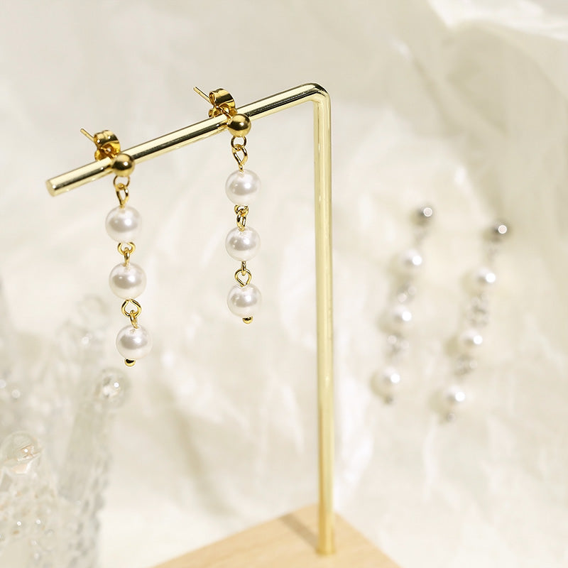 Bubble Up Pearl Earrings