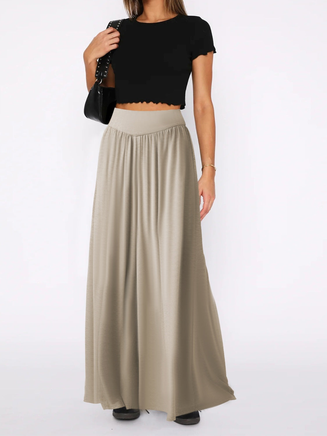 Wide Leg Parachute Pants