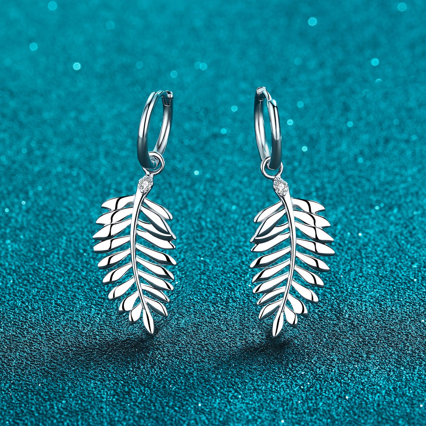 Palm Frond Earrings