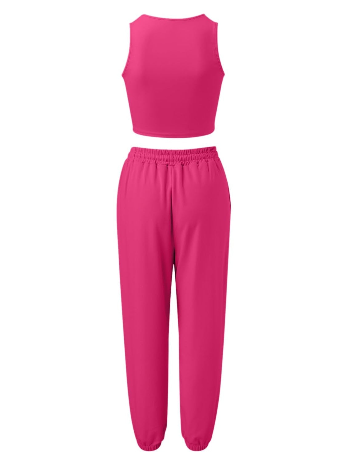 Activewear Top and Drawstring Joggers Set